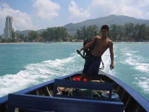 Boot zum Freedom Beach - Thailand